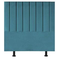 Cabeceira Estofada Cama Box Casal 140 cm Marina Suede - Online Confort