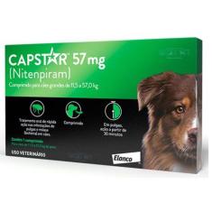 Capstar 57mg Cães 11,5 a 57kg 6 Comprimidos Elanco