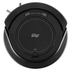Robo Aspirador Varre, Aspira, Passa Pano, Retorna Wap Robot, Preto