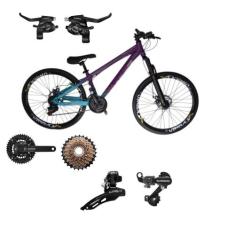 Bicicleta Vikingx Tuff 44 Aro 26 Cambio Shimano Traseiro Dianteiro / T