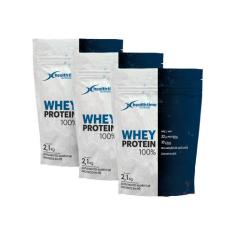 3x Whey Protein 100% Health Time 2,1kg (6,3kg)iso, Conc, Hid, BANANA C