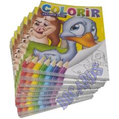 Coleção Contos Clássicos História e Colorir Atacado -  