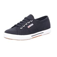 Superga Tênis clássico unissex adulto 2750-cotu, Preto/Fwhite, 5.5 Women/4 Men
