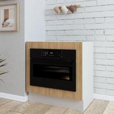 Balcão Forno de Embutir sem Tampo com Rodapé Ipanema CabeCasa MadeiraO
