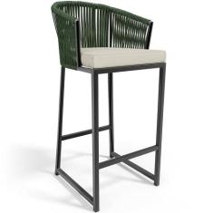 Banqueta Decorativa Para Área Gourmet Cozinha Varanda Corda Náutica Su