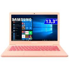 Notebook Samsung F30 13.3P cel N4000 4GB 64SSD W10 - NP530XBB-AD3BR Rosa Bivolt