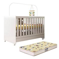 Berço Mini Cama Encanto com Colchão Supreme - Peternella Móveis