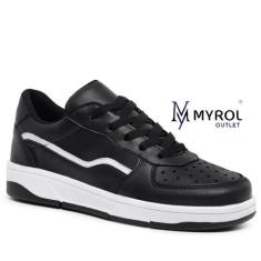 Tênis Myrol Outlet Feminino Casual Básico, Cano Baixo, Acolchoado, Ten