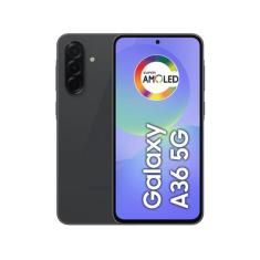 Smartphone Samsung Galaxy A36 256GB 5G 8GB RAM Preto 6,7" Câm. Tripla 