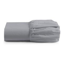 Lençol Cama Casal King 180 Fios Percal Algodão Com Elástico Na Volta T