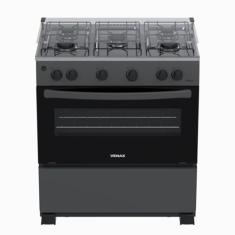 Fogao A Gas Picasso 5 Q Giii Grafite Gas Glp