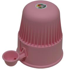 Bebedouro automático 2,0 litros cães e gatos Rosa Plástico