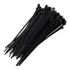 Abraçadeira de Nylon Preto 50 Uni Enforca Gato Cinta Plastica 380mm x 4.8mm