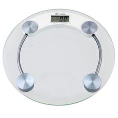 Balança Digital De Banheiro Vidro Temperado 150Kg - Redonda