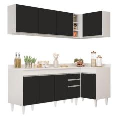 Armário de Cozinha Modulado de Canto Esquerdo 4 Peças CP50 Balcão com 