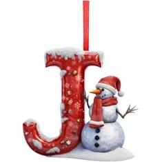 26 enfeites de letras, decoração de árvore de Natal, carta de Natal, pingente de pendurar para árvore de Natal, letras do alfabeto para árvore de Natal, artesanato faça você mesmo, enfeites de Natal