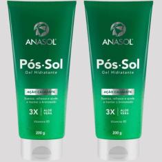Kit 2 Pós-Sol Gel Hidratantes Anasol 200g - Anasol Protetor Solar