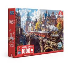 Quebra-Cabeça Trem Pela Cidade 1000 Peças - Toyster