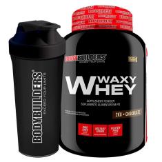KIT - Whey Protein Waxy Whey 2kg  + Coqueteleira - Bodybuilders-Unissex