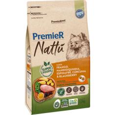 Ração Seca PremieR Nattú Mandioquinha para Cães Adultos Porte Pequeno - 1 Kg