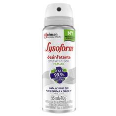 Lysoform Original, Desinfetante Aerosol Portátil, Ideal para Superfícies Diversas, 55ml
