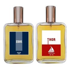 Kit de 2 Perfumes 100ml - Eros + Thor