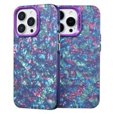 GANGANPRO Capa para iPhone 11 com glitter opala brilhante 6,1 polegadas translúcida TPU macio bumper capa protetora para celular mulheres meninas