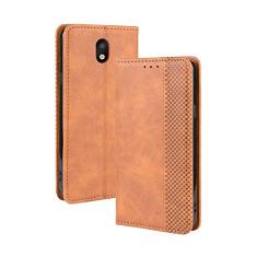 Capa para LG K30 2019, capa flip carteira com suporte de couro para LG K30 2019, capa magnética retrô para celular, capa carteira com compartimentos para cartão