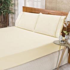 Jogo de Cama Lençol Casal 3 peças Algodão Percal 180 fios Ponto Palito