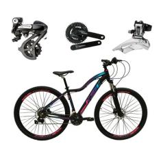 Bicicleta aro 29 Ksw Mwza Feminina Altus 24V Freio Disco Hidráulico Ga