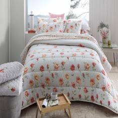 Jogo De Cama Queen Duplo 250x240cm Marina 140 Fios Realce