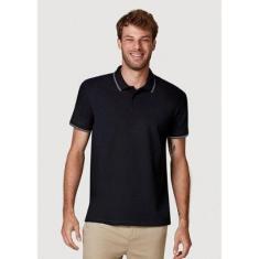 Camisa Polo Piquet Básica Regular Em Algodão Hering Masculina-Masculino