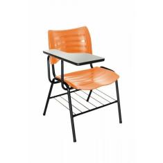 Cadeira Iso Linha Polipropileno Iso Universitária Laranja