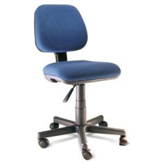 Cadeira Secretária Com Braços Linha Safira Azul