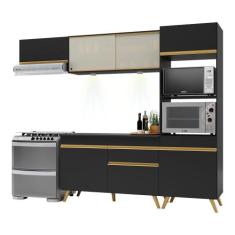 Armário de Cozinha Compacta 4 peças com Leds MP2016 Veneza Up Multimóv