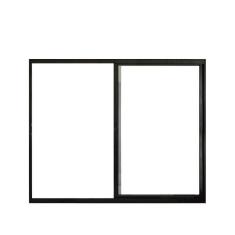 Janela 2 Folhas De Correr S/ Grade 1.00 X 1.00 Alumínio Preto Linha Modular - Hale