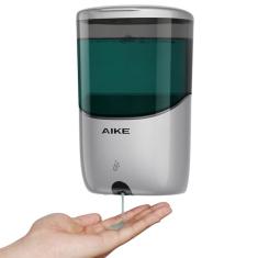 AIKE Dispensador automático de sabão de parede para sabonete líquido operado por bateria, modelo AK1216