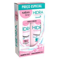 Kit Shampoo e Condicionador Salon Line Hidra Ceramidas 300ml