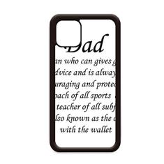 Capa Encouraging Dad Festival Citação para iPhone 12 Pro Max para Apple Mini Mobile Case