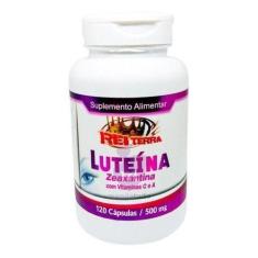Luteina Zeaxantina + Vitamina C E A 500Mg 120 Cápsulas - Rei Terra