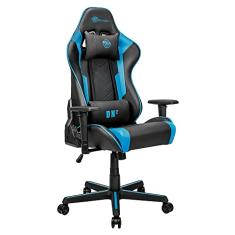 Cadeira Gamer DN2 Preto/Azul Celeste DRAXEN