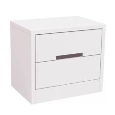 Mesa de Cabeceira 2 Gavetas Kappesberg S822, Branca