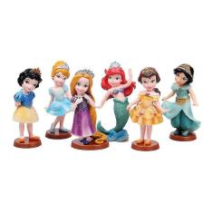 Branca de Neve Princesa Action Figure Toy 6 Pcs/set