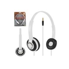 Fone Estéreo 50mW Sem Micro Fone Com Fio  Branco MB53072 - MBtech