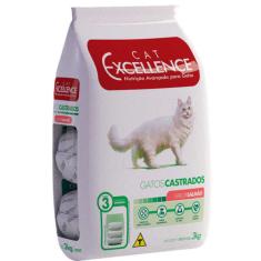 Ração Seca Cat Excellence Salmão para Gatos Adultos Castrados - 3 Kg