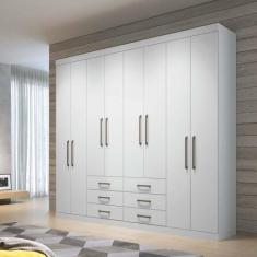 Guarda Roupa Casal Master 8 Portas 6 Gavetas Santos Andirá