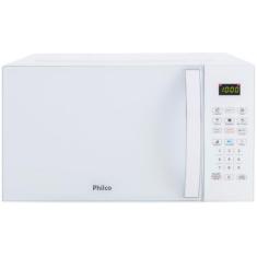 Micro-Ondas 20L Philco Multifunções Limpa Fácil 1100W PMO23BB, Branco,