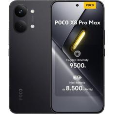 Celular Poco X8 ProMax 256GB 12GB RAM Black Global NFC - Xiaomi, 256GB