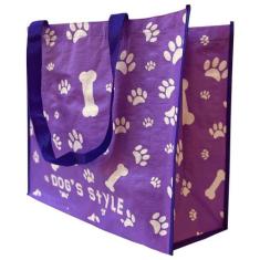 Bolsa Ecologica Reutilizavel Sacola de Ombro Ecobag Dobravel Compras M