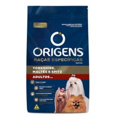 Origens Ração Seca Para Cães Adultos Raças Específicas Yorkshire/Maltês/Spitz Sabor Frango 1Kg
